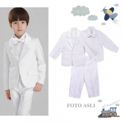 large setelan jas putih baruu